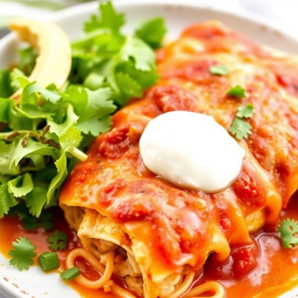 Enkle perfekte enchiladas