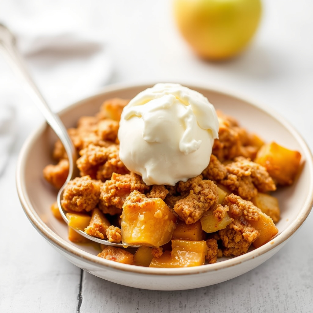 Eple- og gresskarknas med ingefær