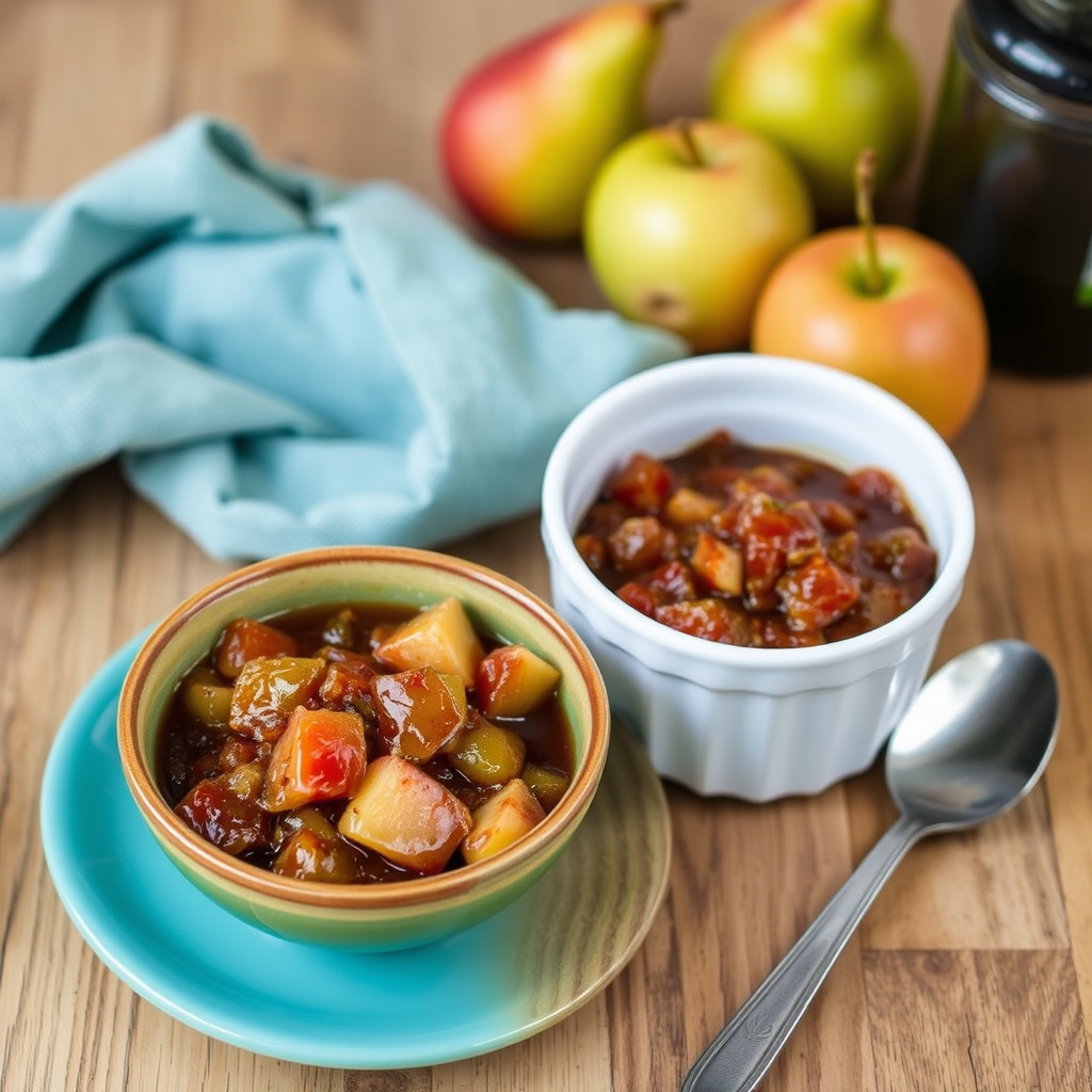 Eple- og pærechutney