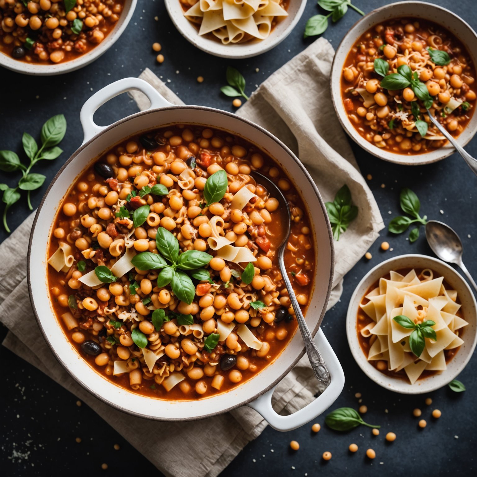 Pasta e Fagioli (italiensk bønne- og pastasupe)