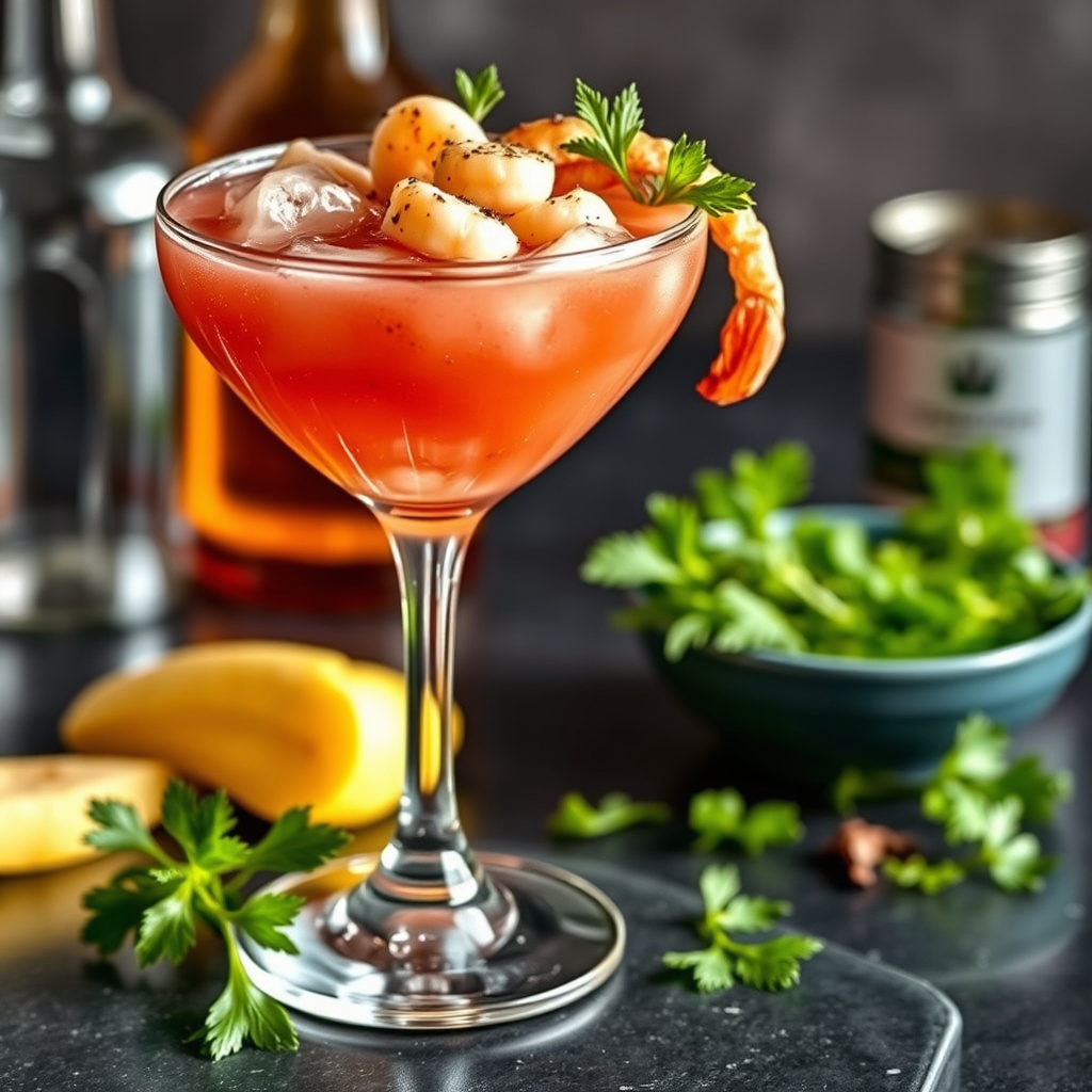 Fattigmenns "Reke" cocktail
