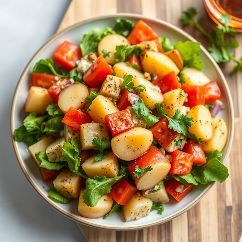 Blomkålsalat med kalkunbacon