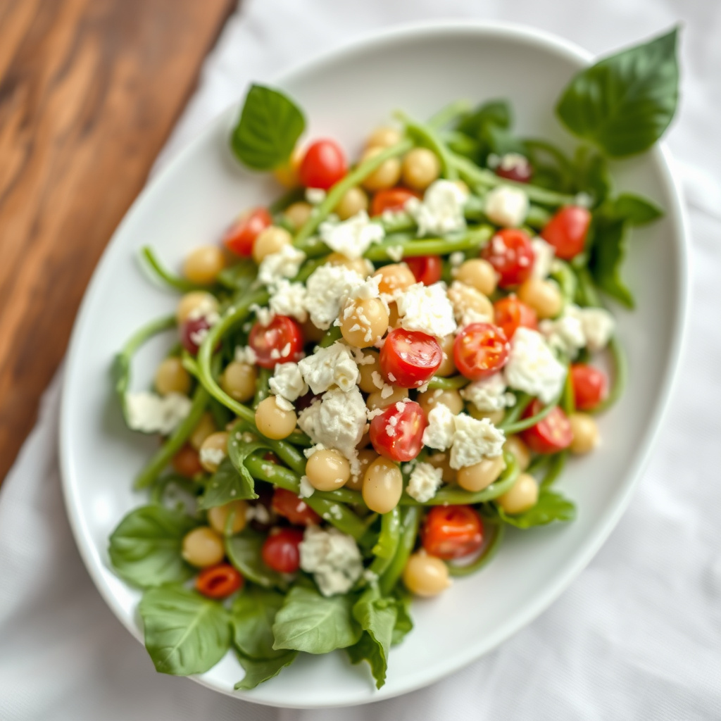 Favabønnesalat med pecorino og sitron