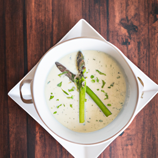 Fersk aspargessuppe