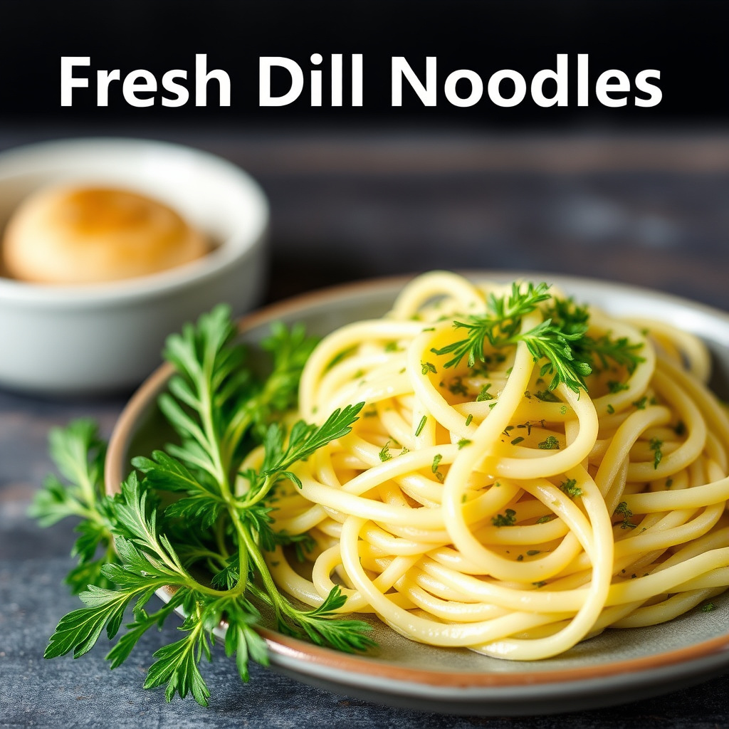 Fersk dillnudler