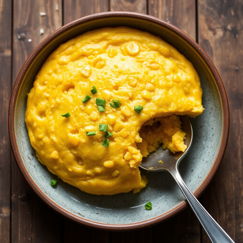 Fersk mais-slettesuppe