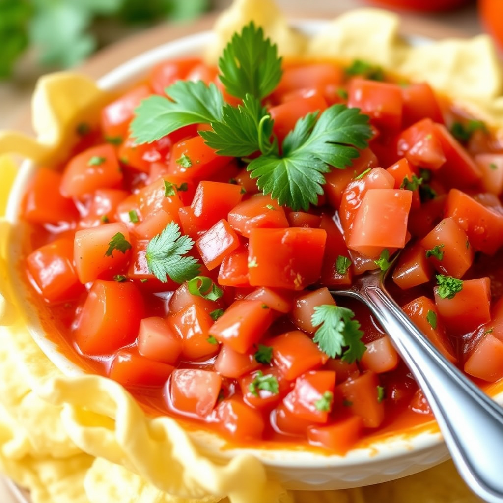Fersk tomatsalsa