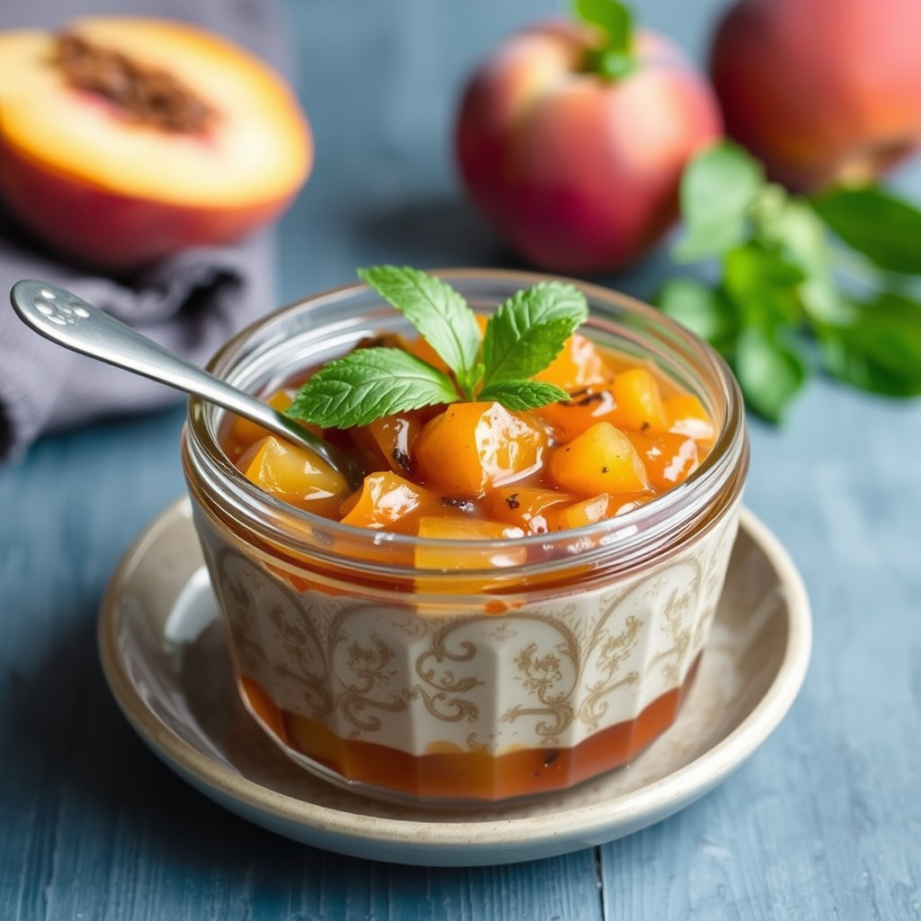 Fersken- og nektarinchutney