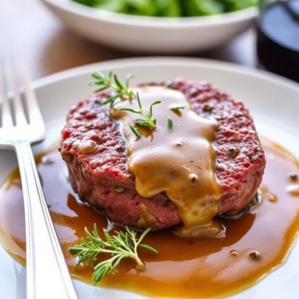 Filet Mignon med senneps- og portvinsaus