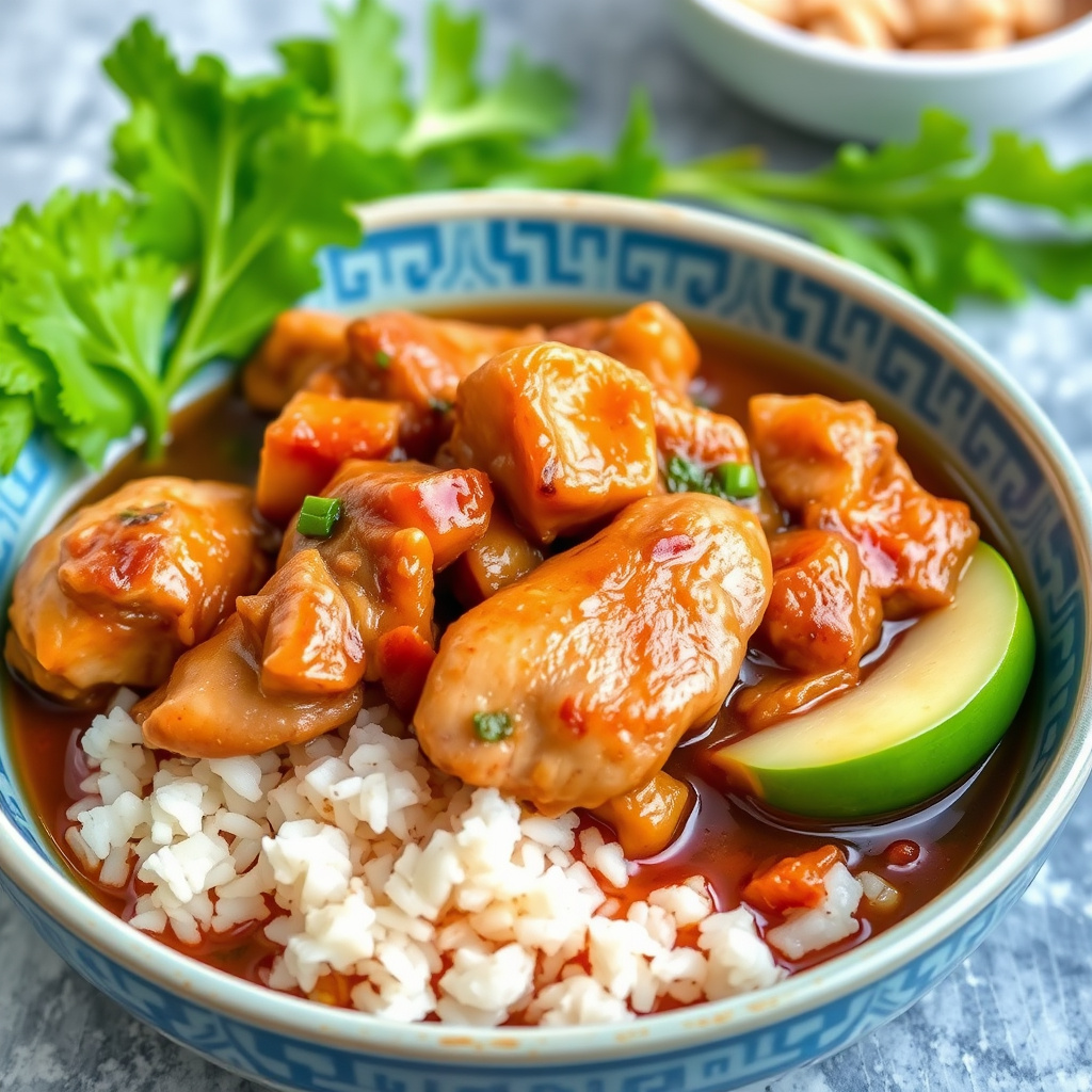 Filipansk kylling adobo