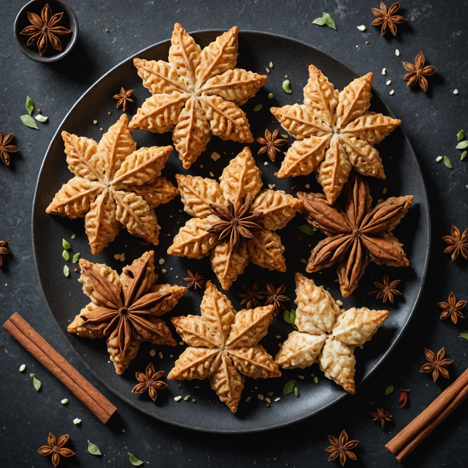 Fire krydderknekkebrød