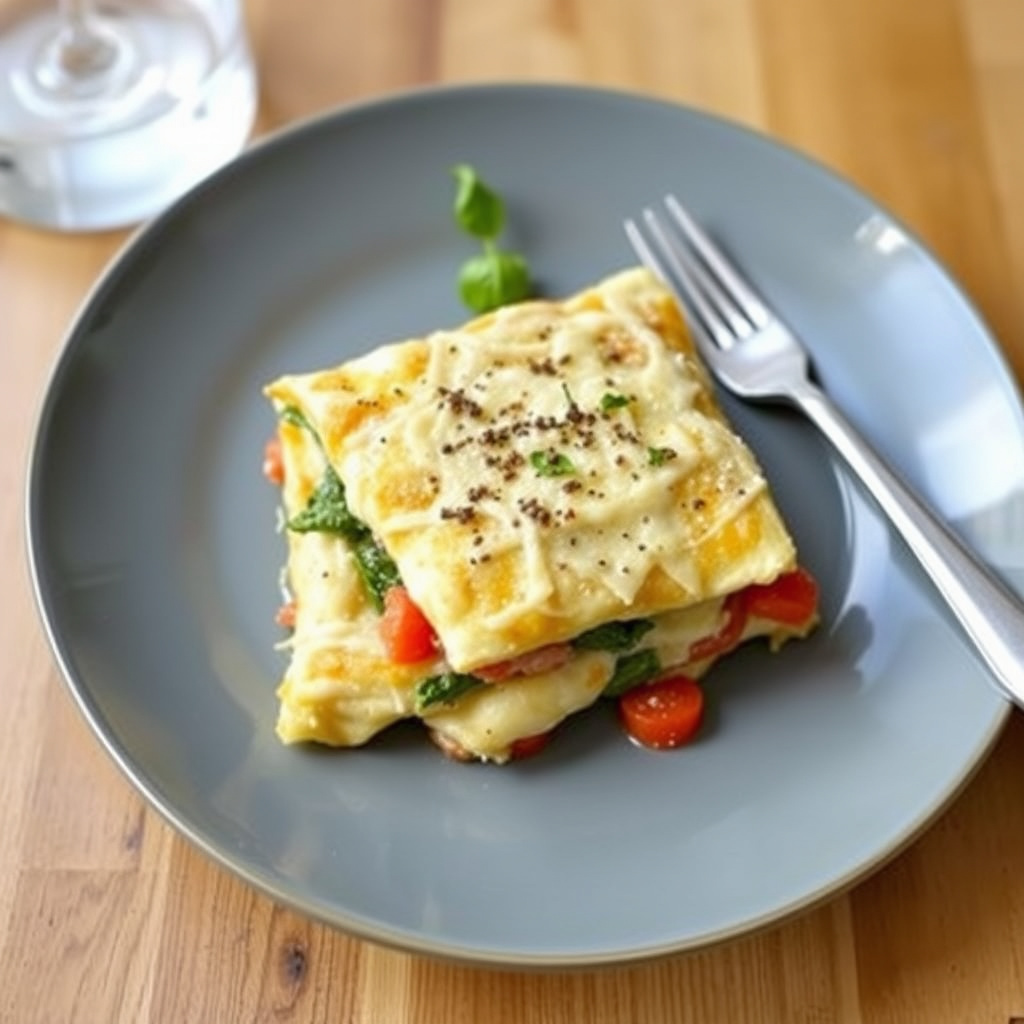 Fire-oste- og grønnsaks-calzoni