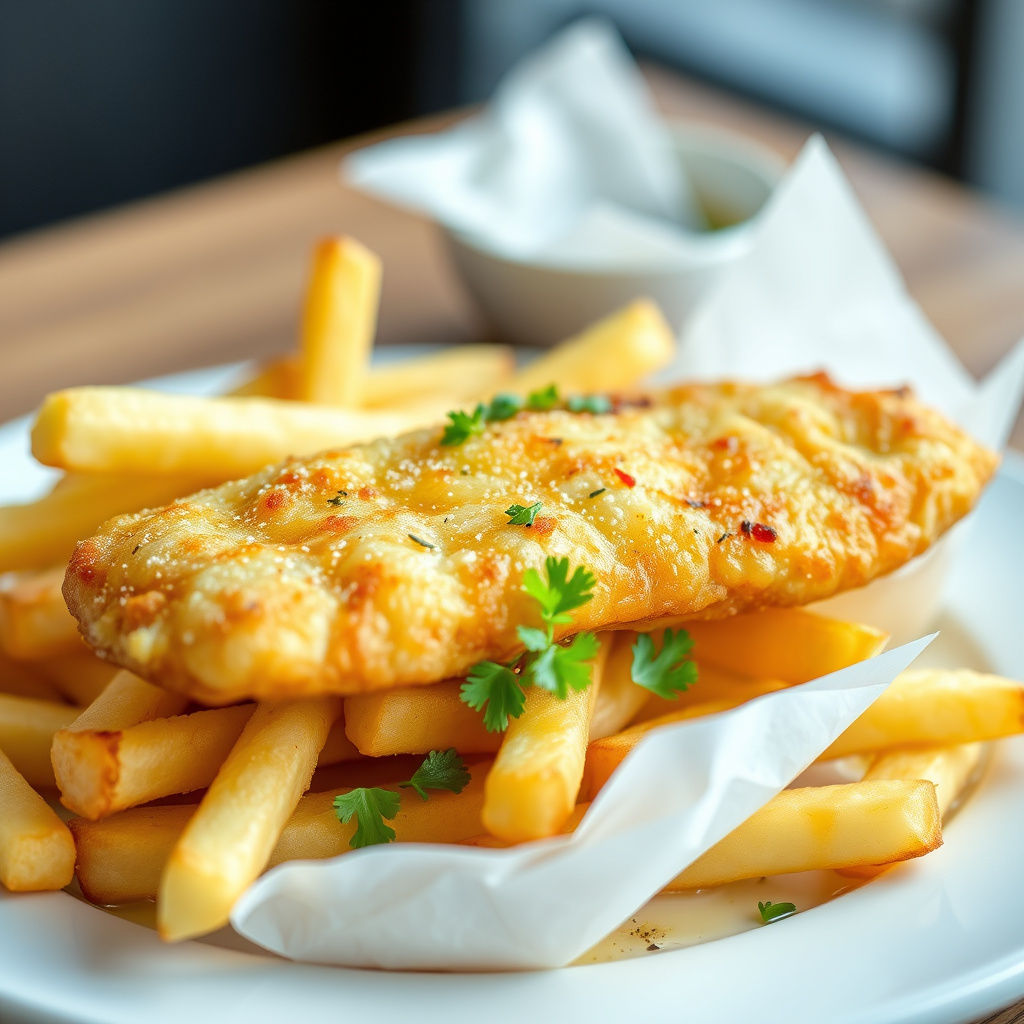 Fisk og pommes frites
