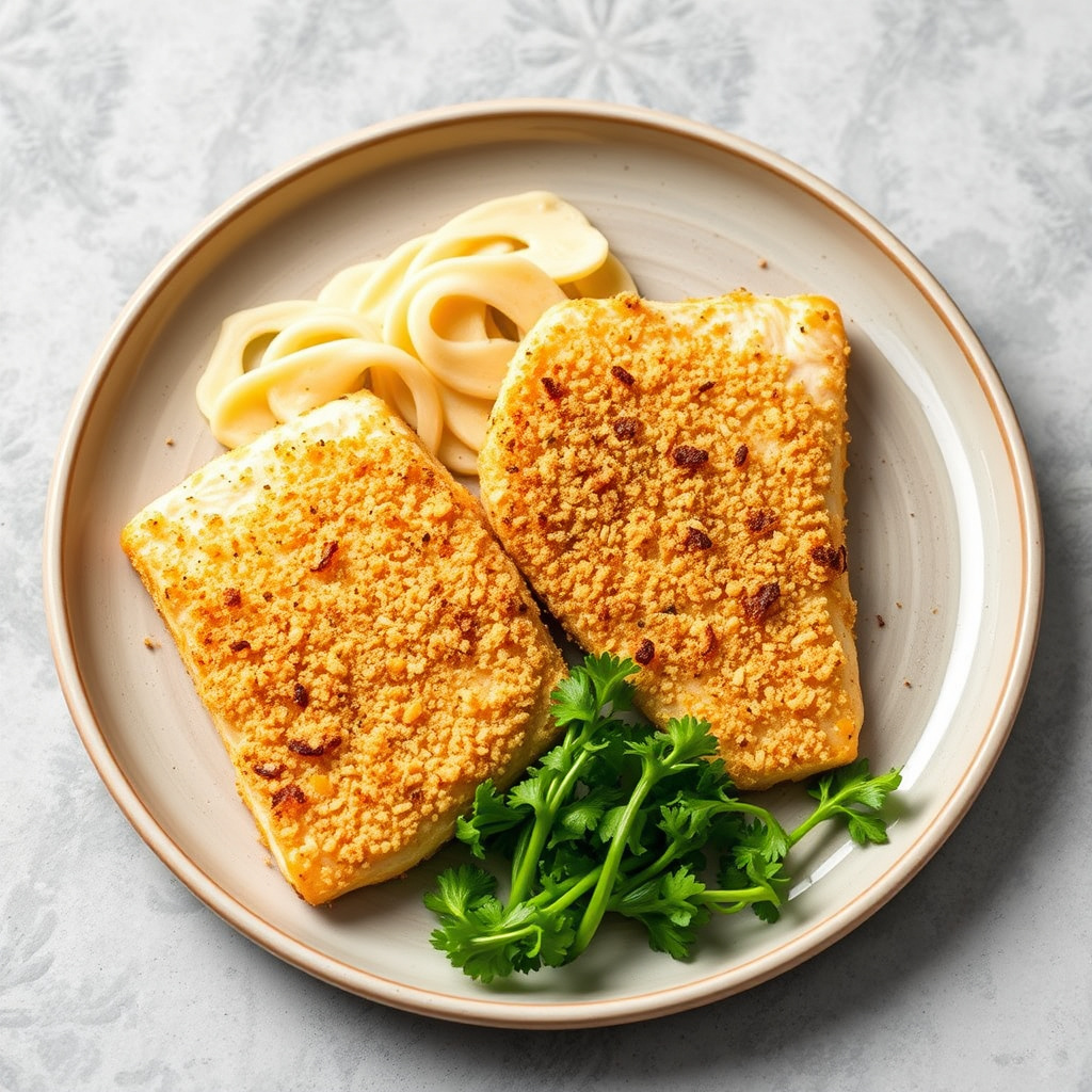 Fiskefileter med maisgrynsmelkrust