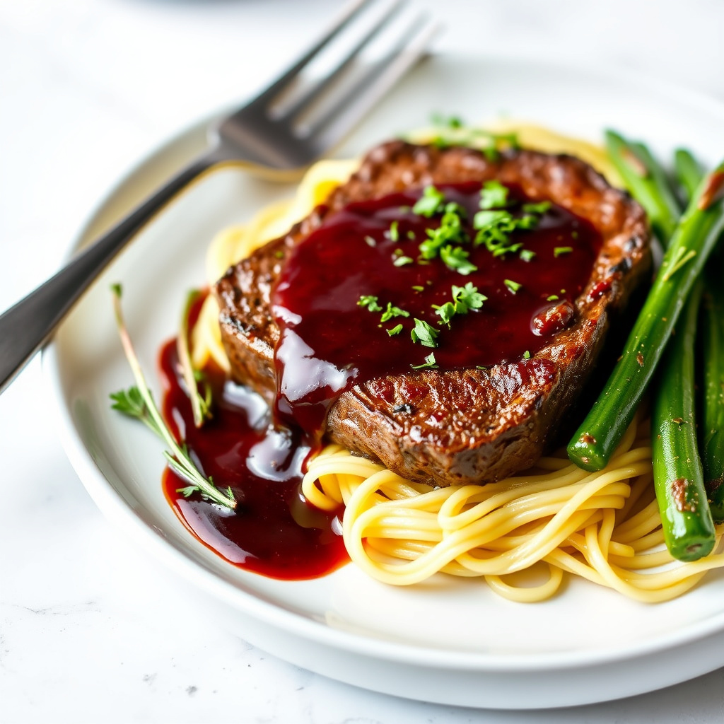 Flat Iron-biff med cabernet-saus