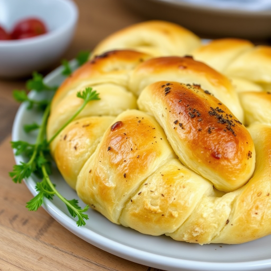 Flettet eggbrød