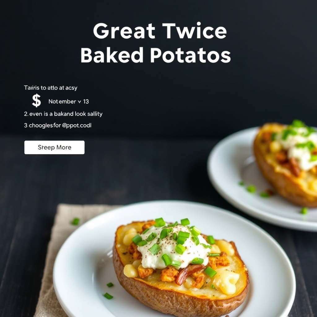 Flotte dobbeltbakte poteter