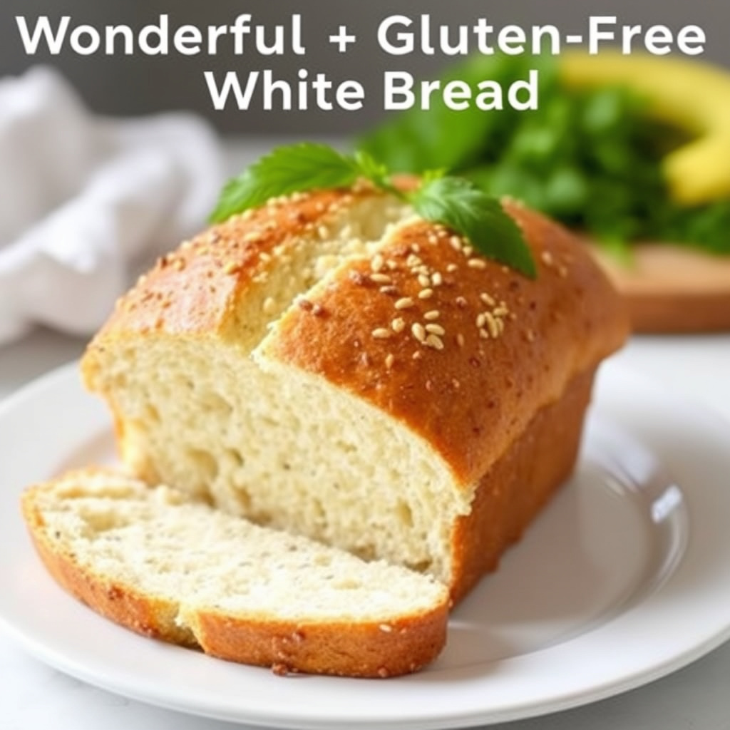 Fremragende glutenfritt hvitt brød