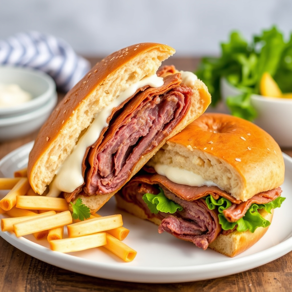 French Dip-sandwicher