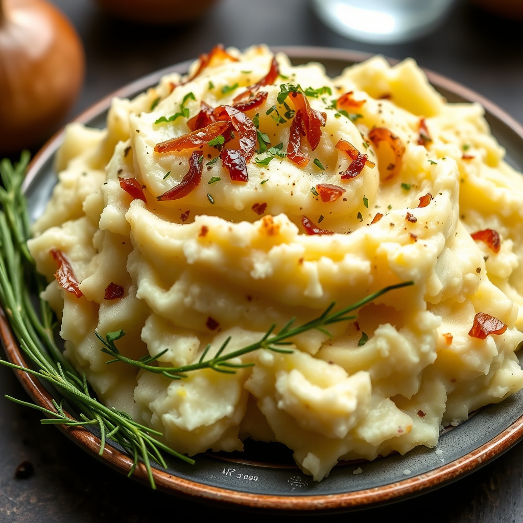 French Onion Potetmos