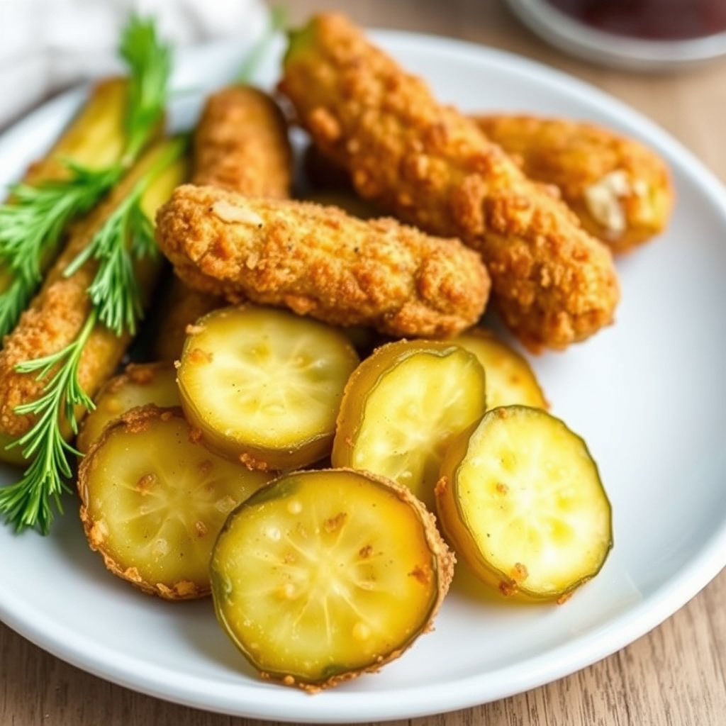 Friterte dillpickles