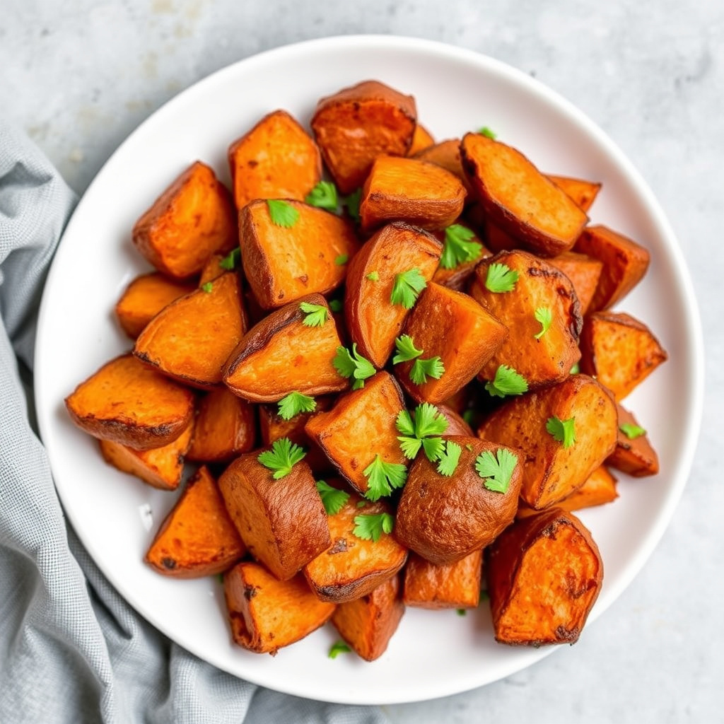 Friterte søtpoteter