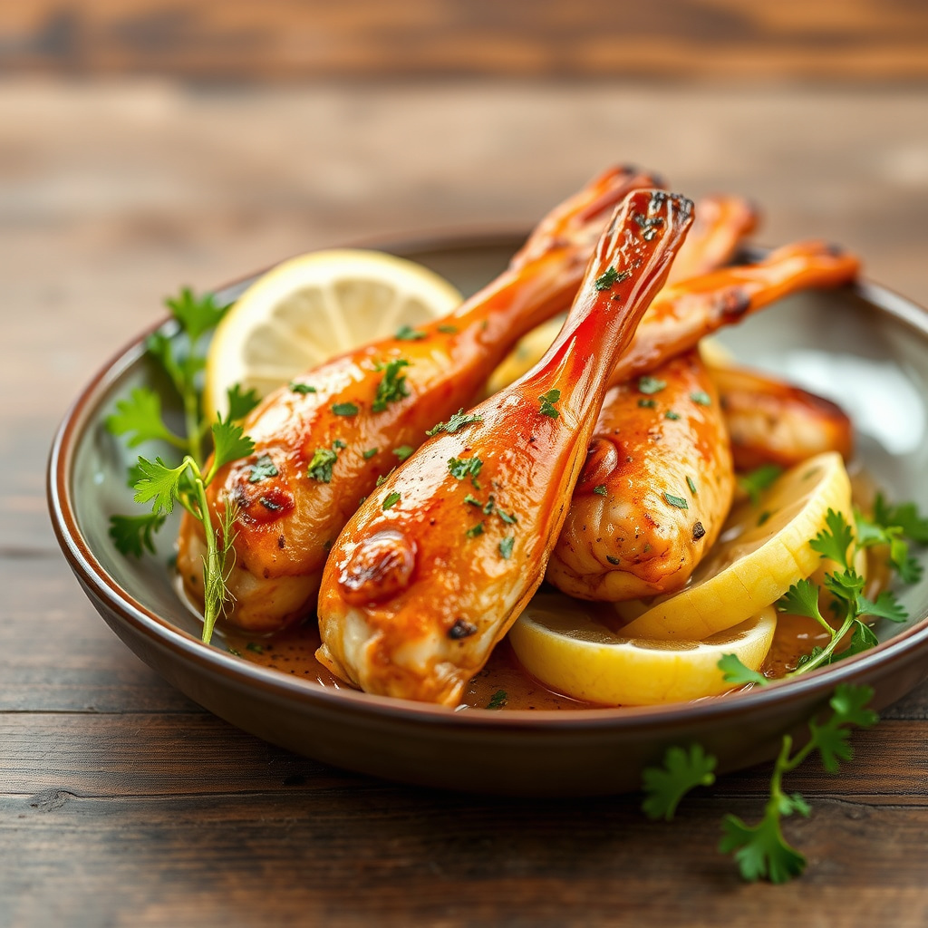 Froskeben Provençale med urter og sitron