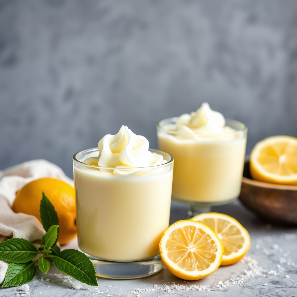 Frossen sitronmousse