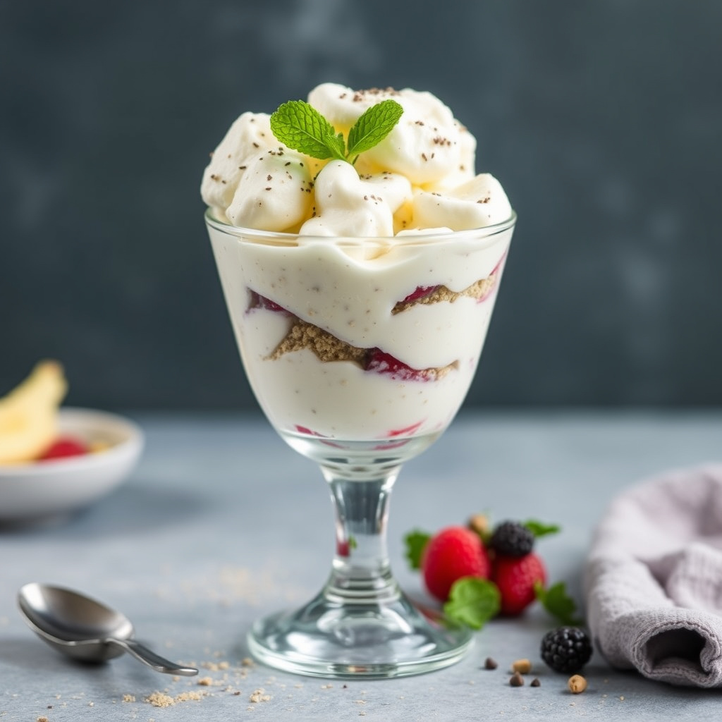 Frossen valmuefrøparfait