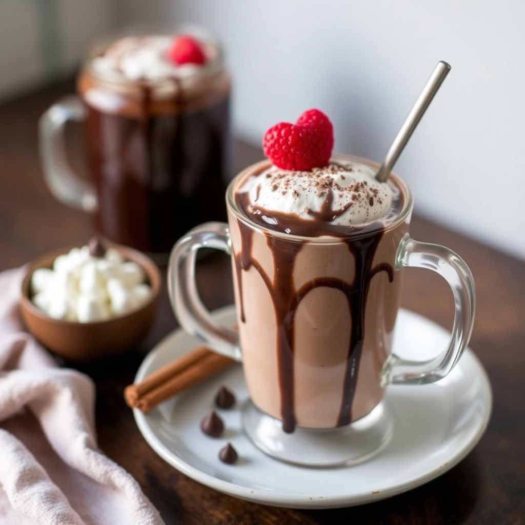 Frossen varm sjokolade