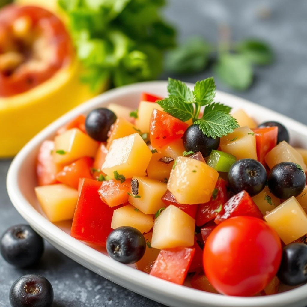 Frisk og smakfull fruktsalsa