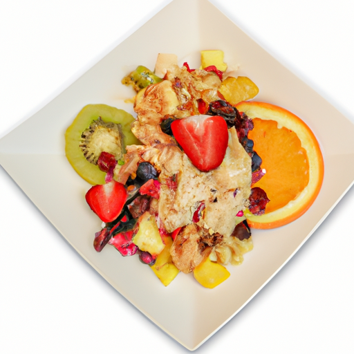 Fruktig kyllingsalat med curry