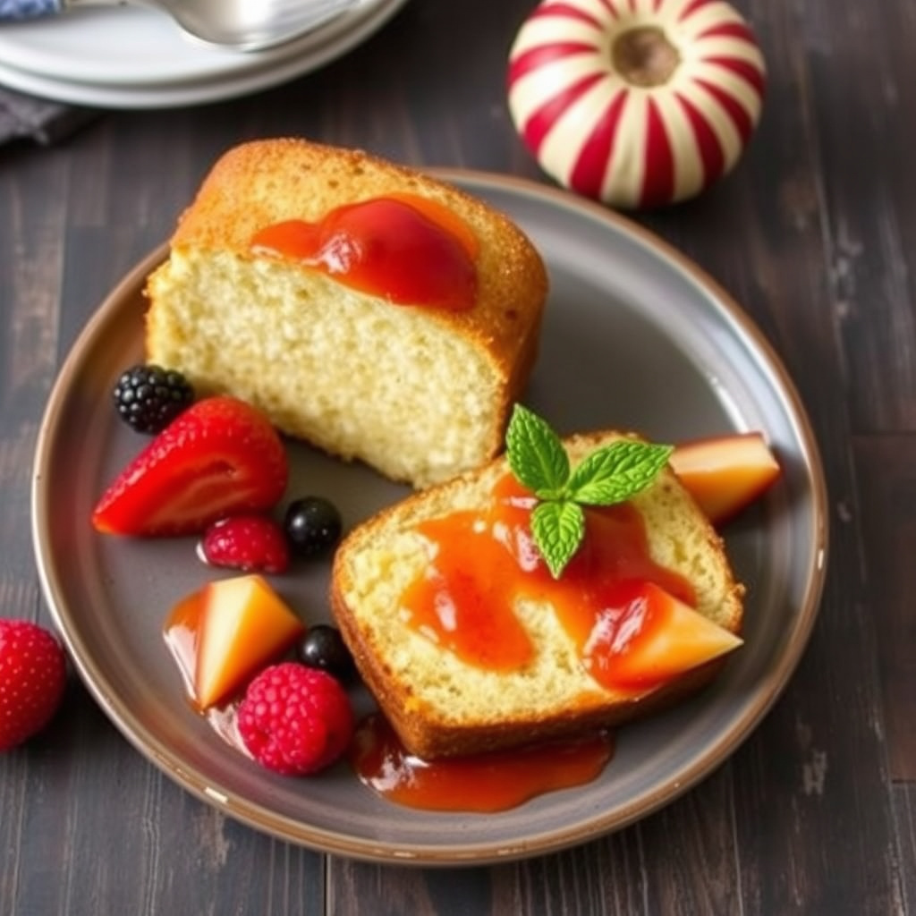 Fruktsaus til poundkake