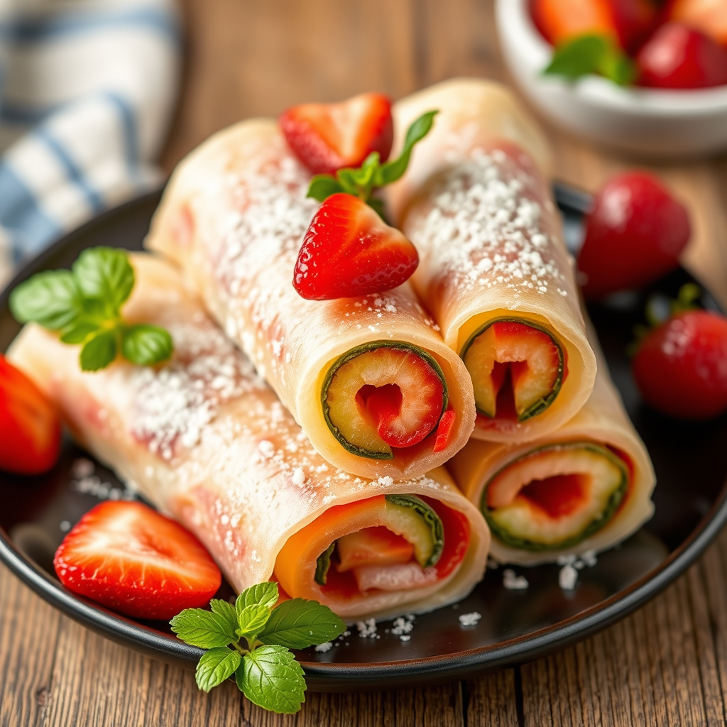 Hjemmelagde jordbærfruktstenger