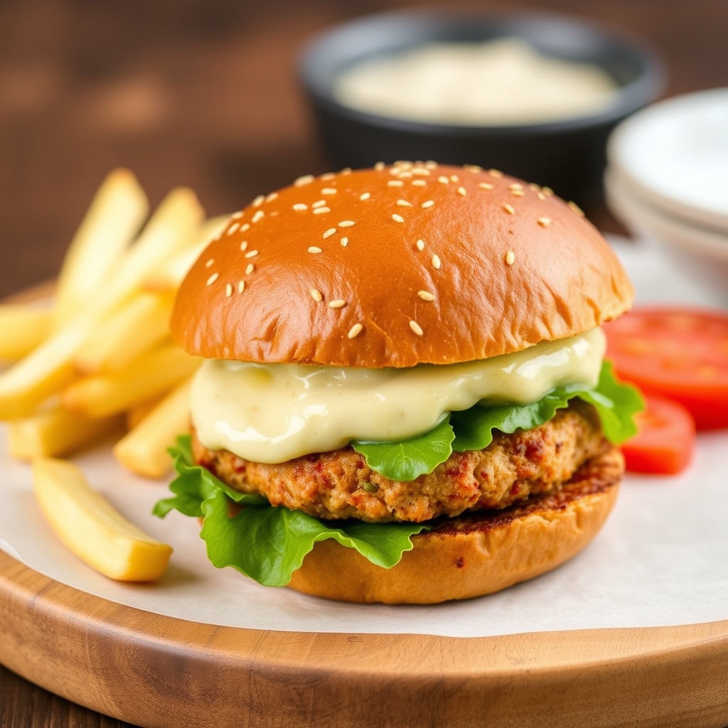 Fuktige krydrede kalkunburgere