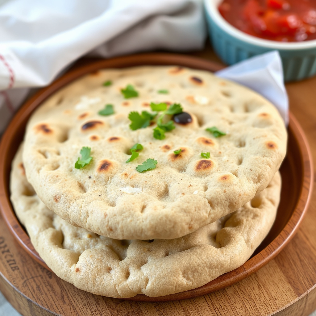 Fullkorns pita-brød