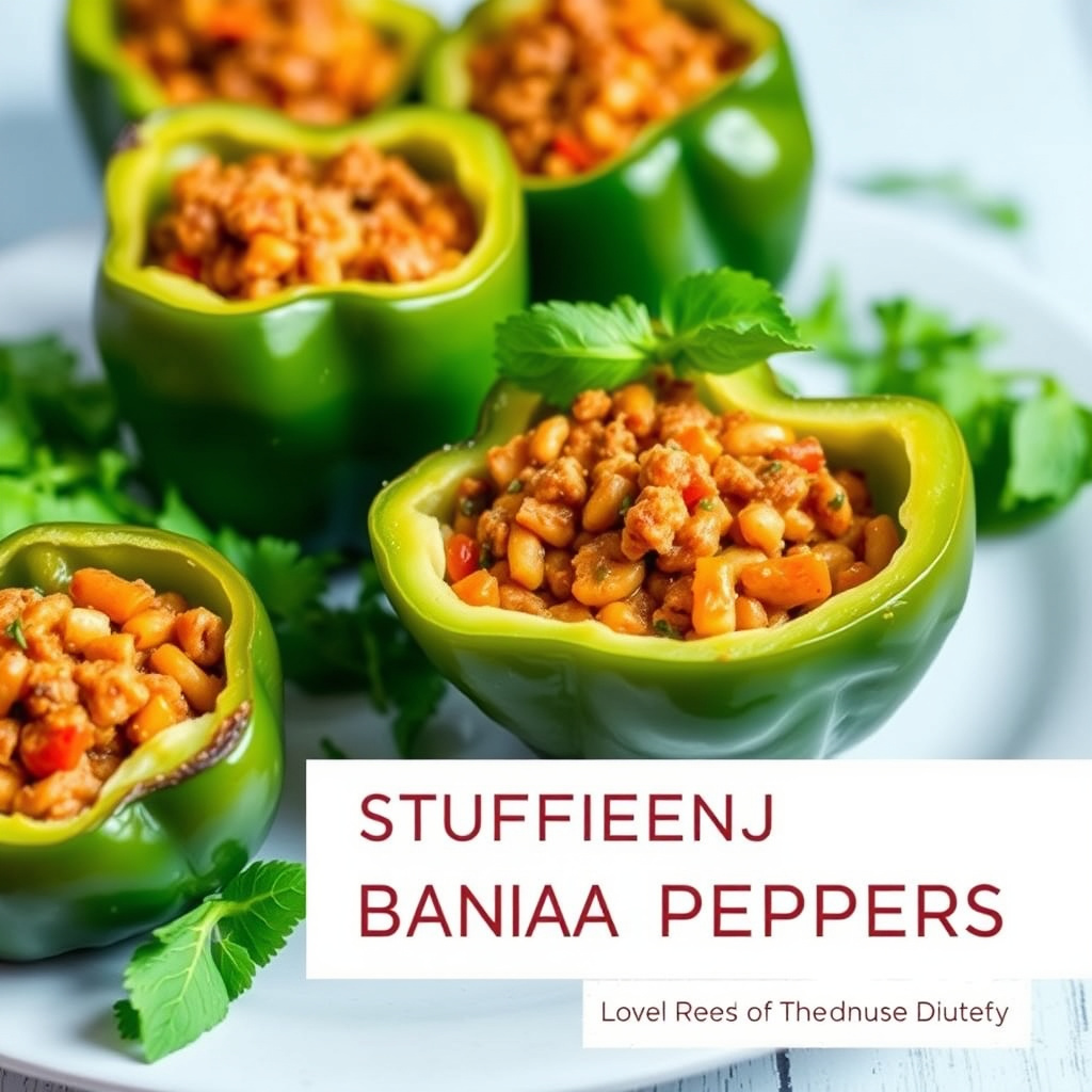 Fylte bananpeppers