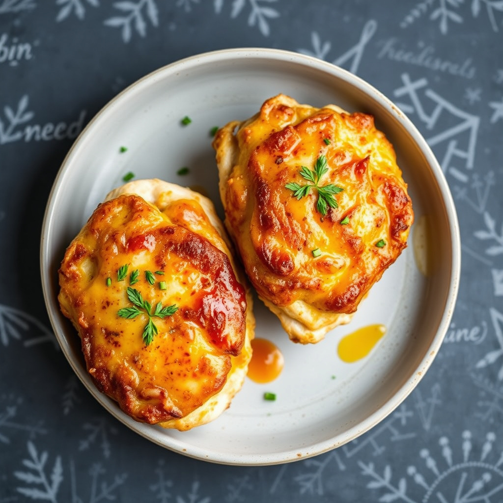 Fylte kyllingbryst med urtesmør