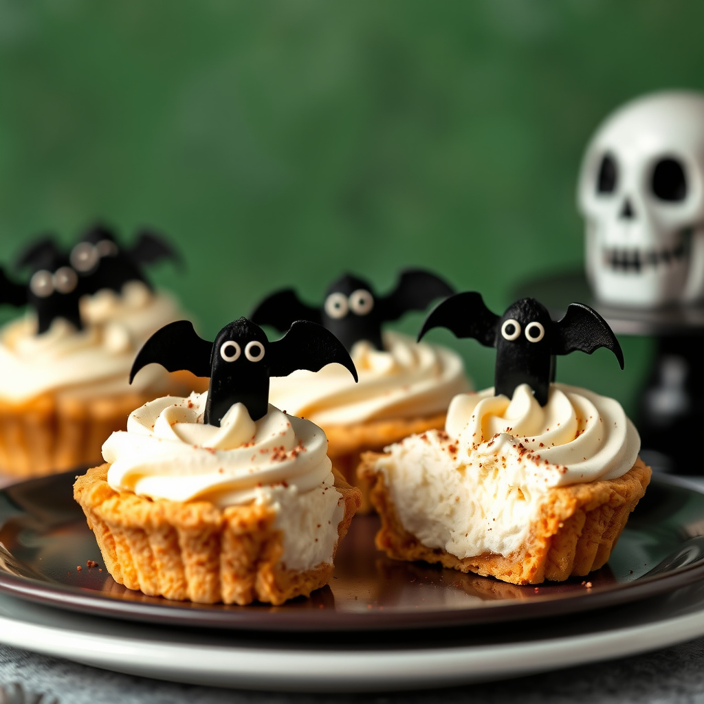 Grønne krempaier med marengs