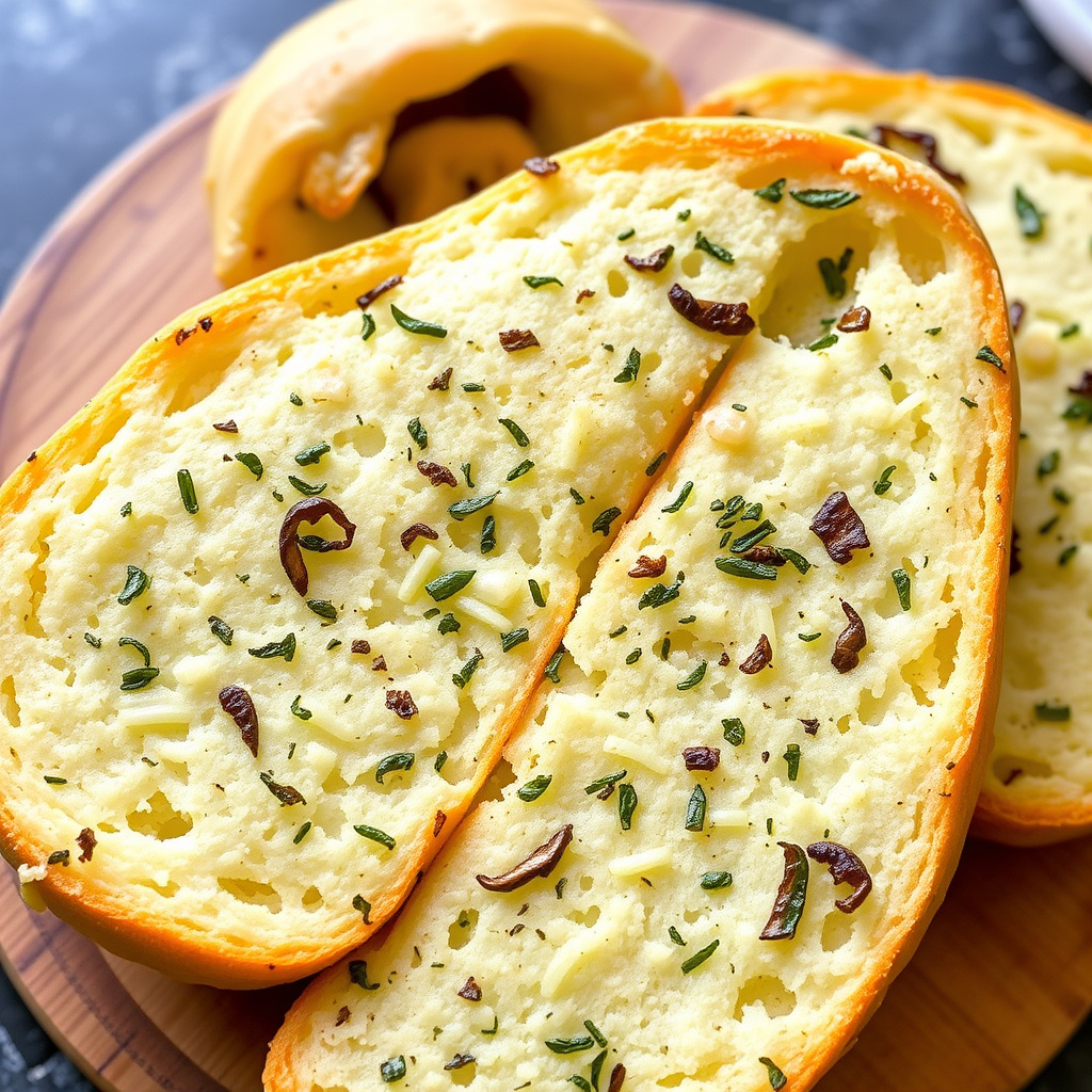Gammeldags hvitløksbrød