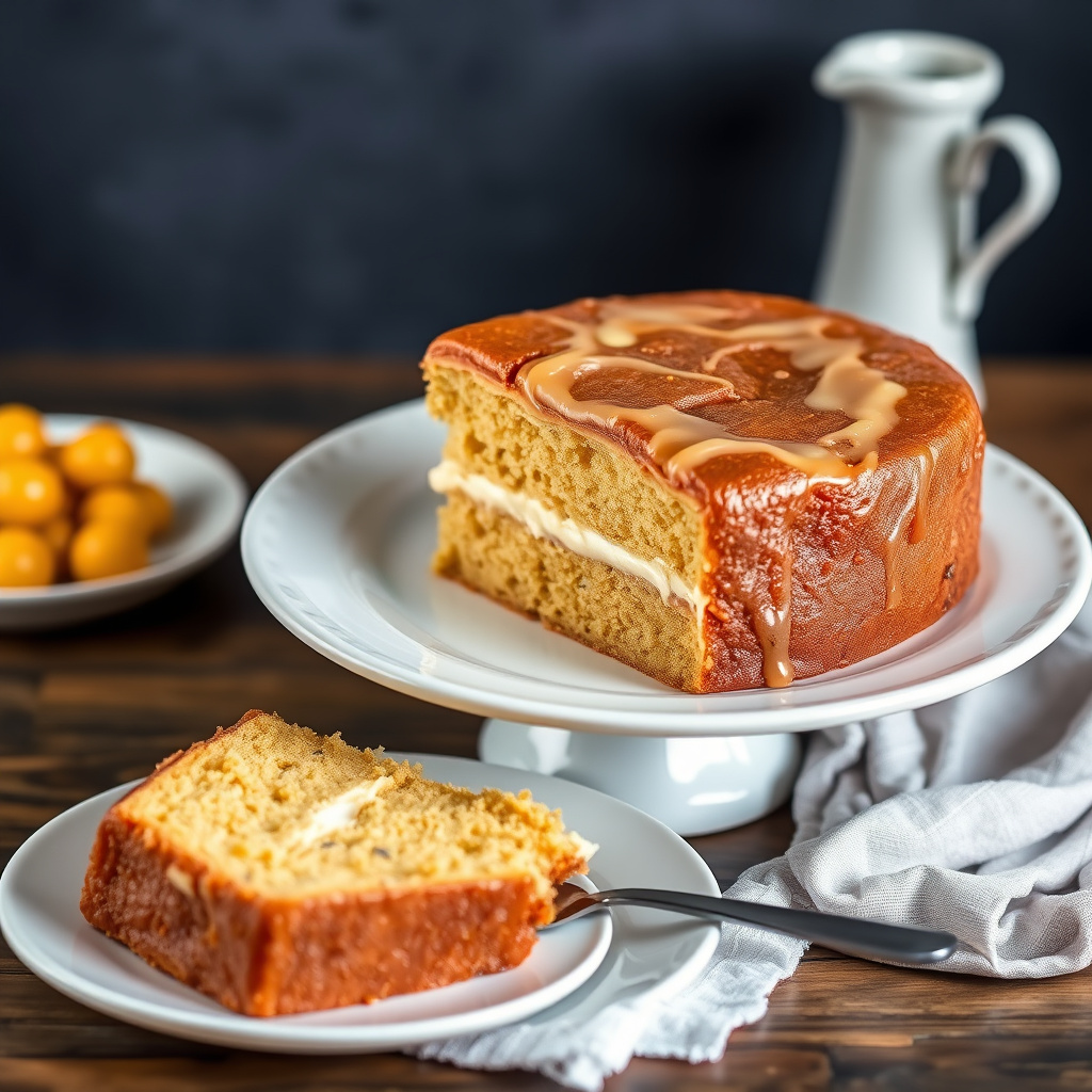 Gammeldags karamellkake