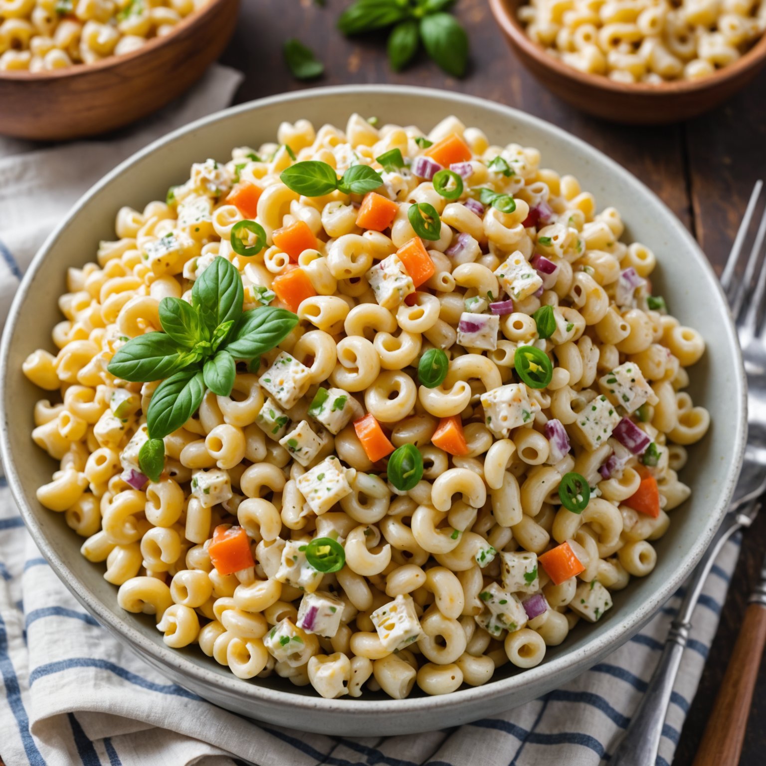 Gammeldags makaronisalat med tunfisk