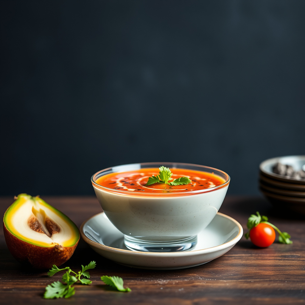 Gazpacho med bearnaise