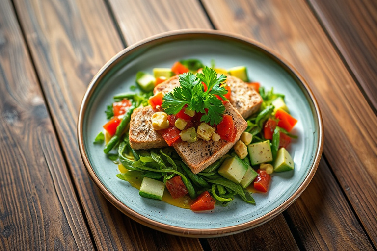 Grillet maiskolbe med reker, pico de gallo og avokadopuré