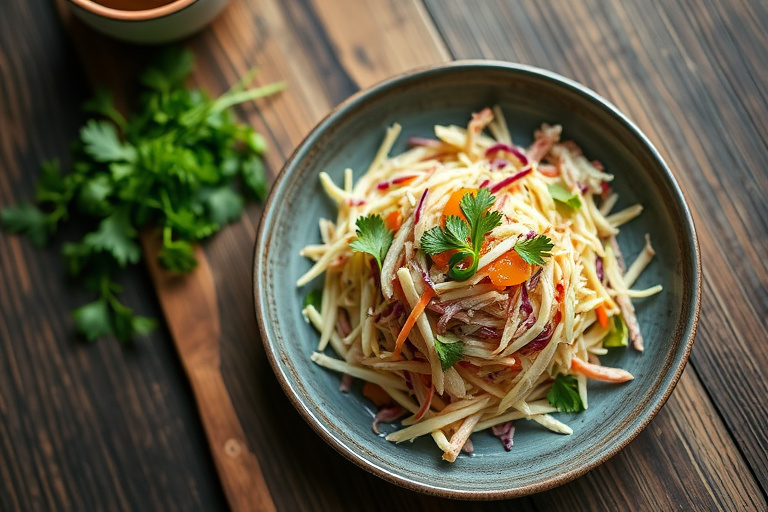 Coleslaw med koriander og jalapeño