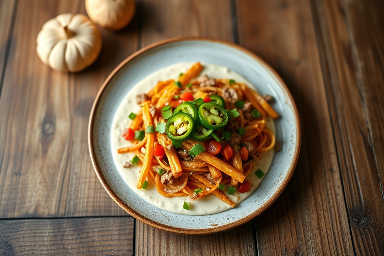 Het og kremet jalapeñodip med mais