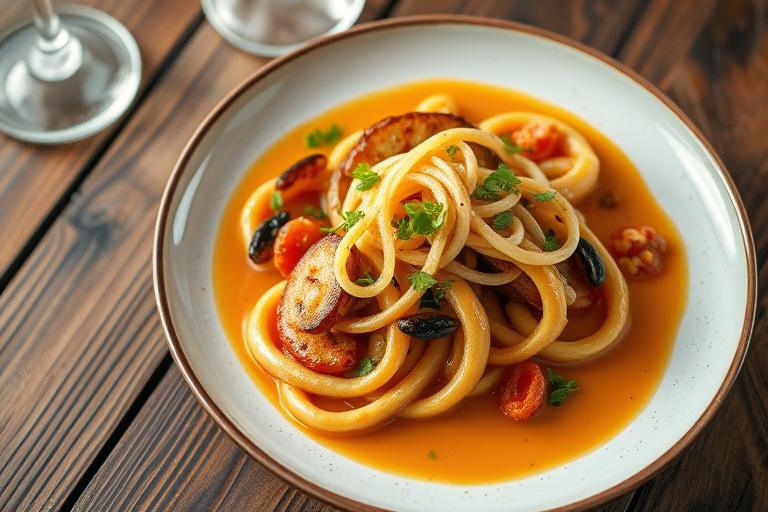 Spiralskårne pølser med hawaiisk tilbehør