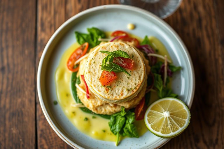 Vegansk key lime-pai med avokadokrem