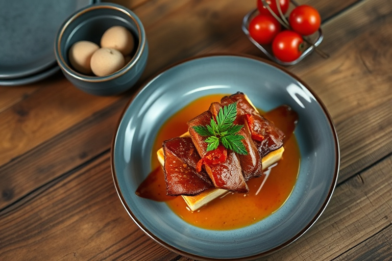 Lønnesirup- og baconkake