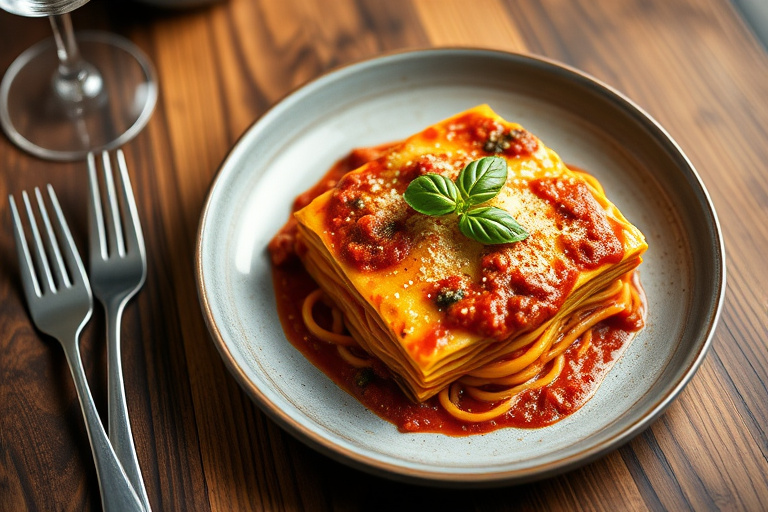 Klassisk Lasagne alla Bolognese